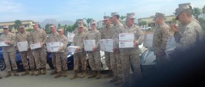 The Inland Empire Chapter donates care packages to the Marines at March ARB